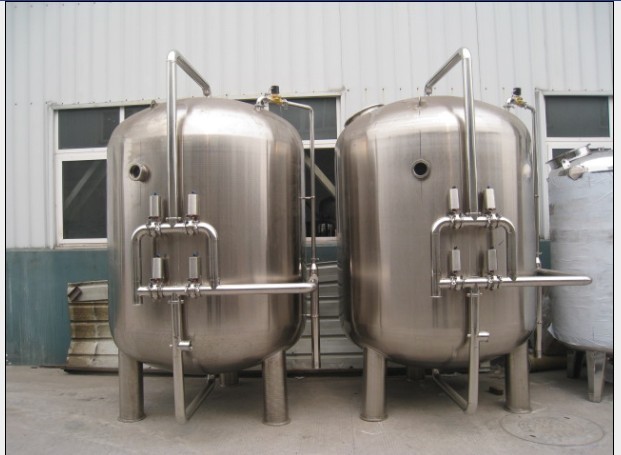 Industrial underground water stainless steel  sand filter